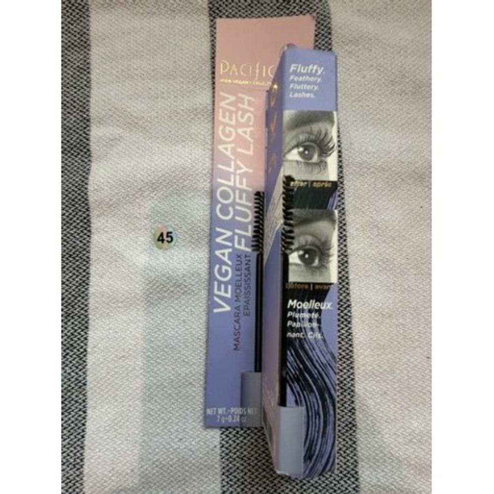 Pacifica Vegan Collagen Fluffy Lash Mascara Black Volumizing Cruelty Free 0.24oz